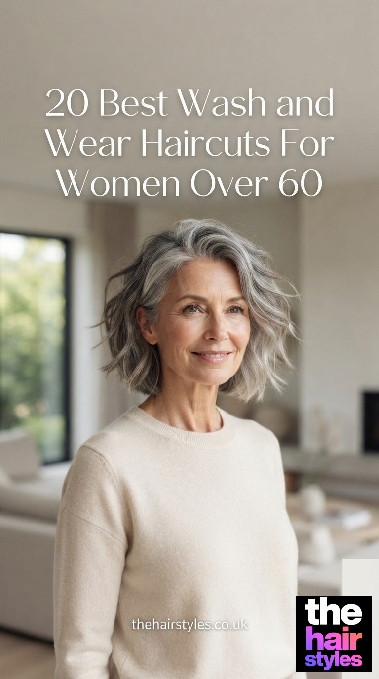 20 Best Wash and Wear Haircuts For Women Over 60