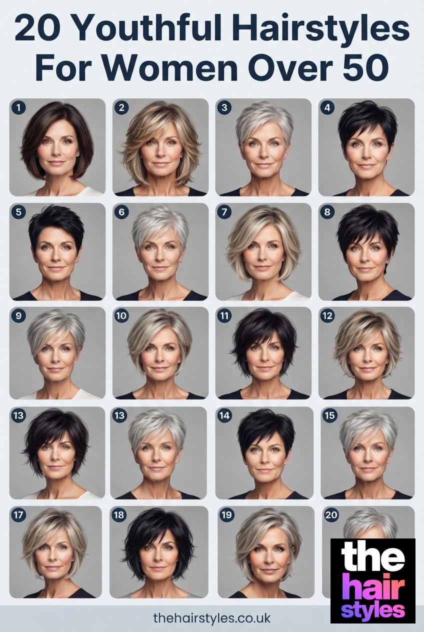20 Youthful Hairstyles For Women Over 50