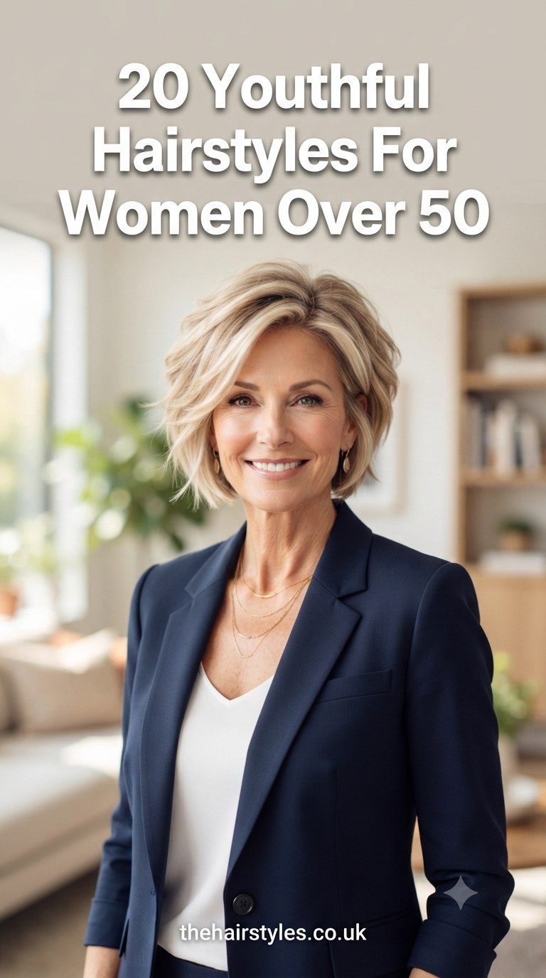 20 Youthful Hairstyles For Women Over 50