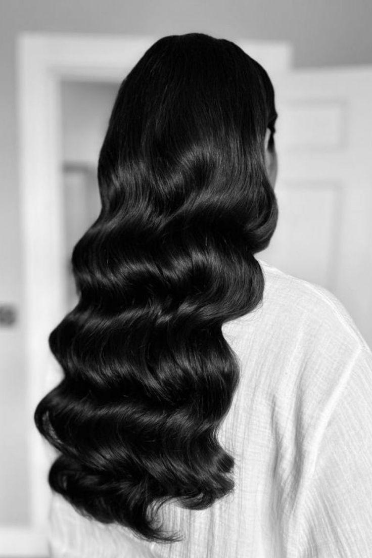 Defined dark Hollywood waves