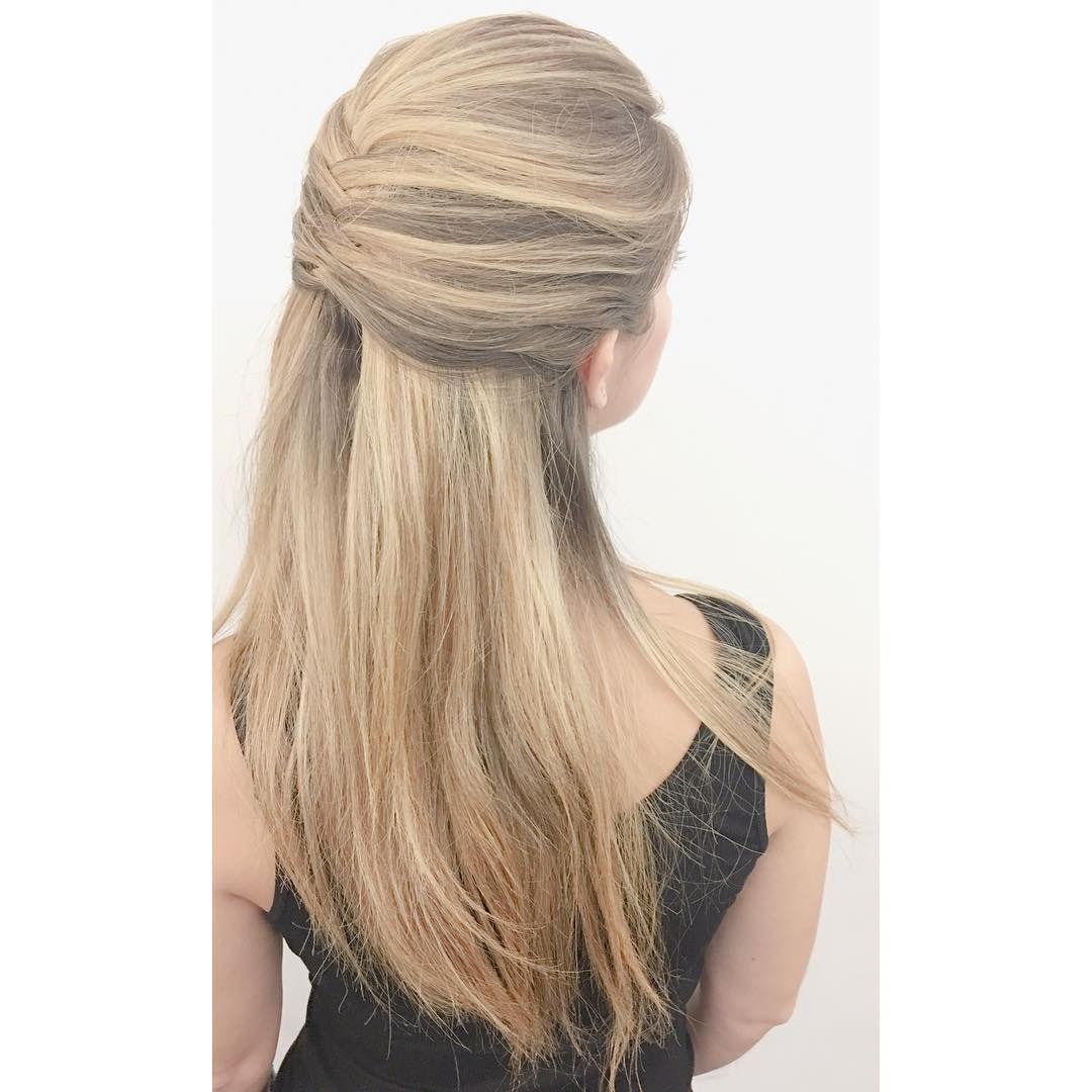 Quick hairstyle for thick hair