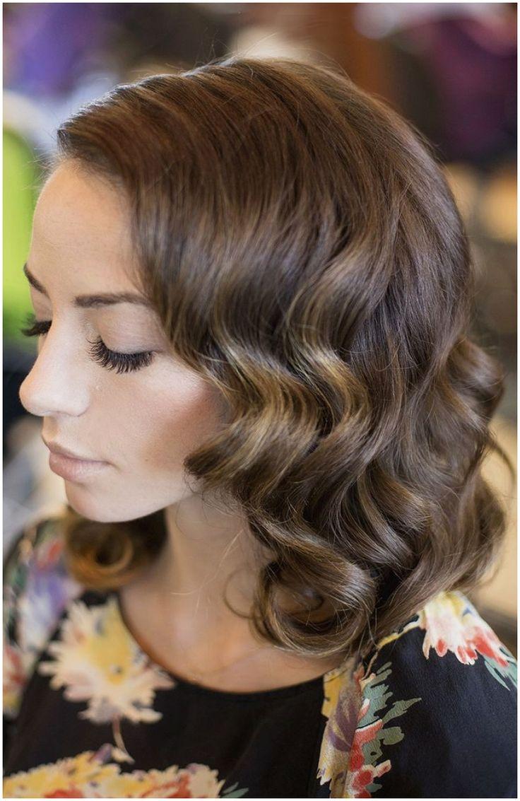 Retro waves medium hair
