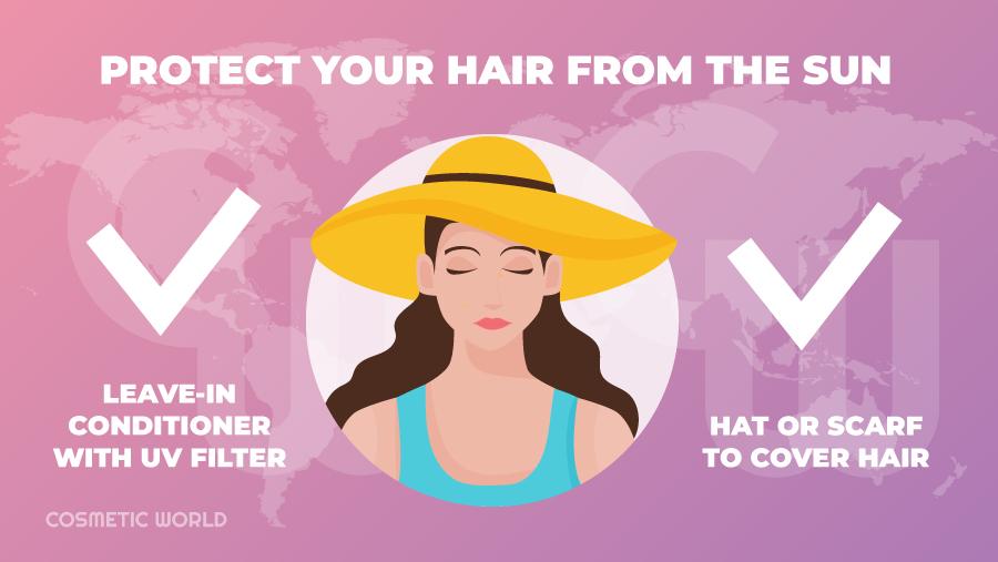Protecting long hair in different seasons