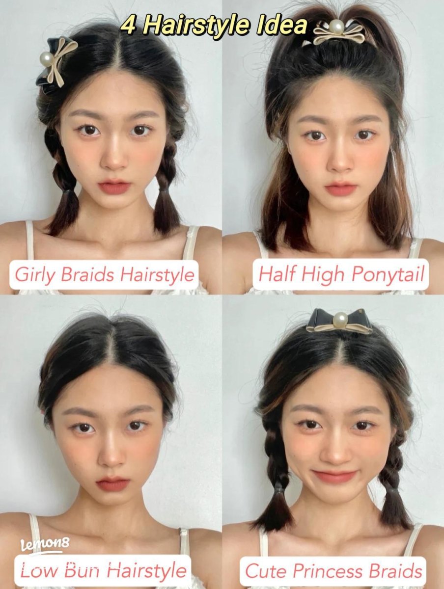 Short hair style for school