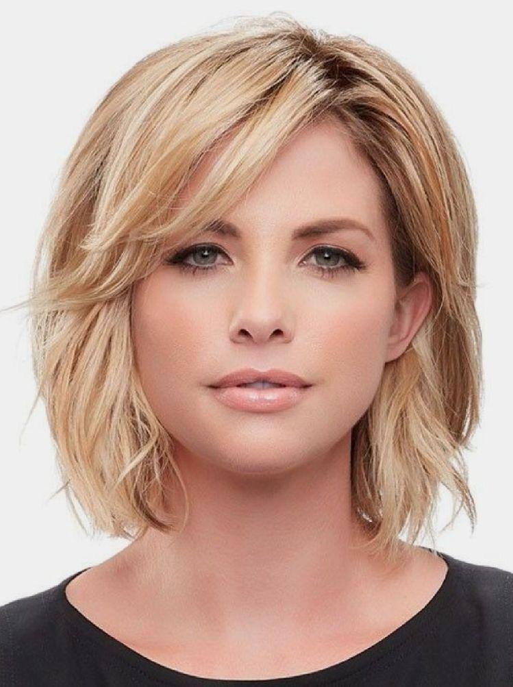 Side swept hairstyle thin hair