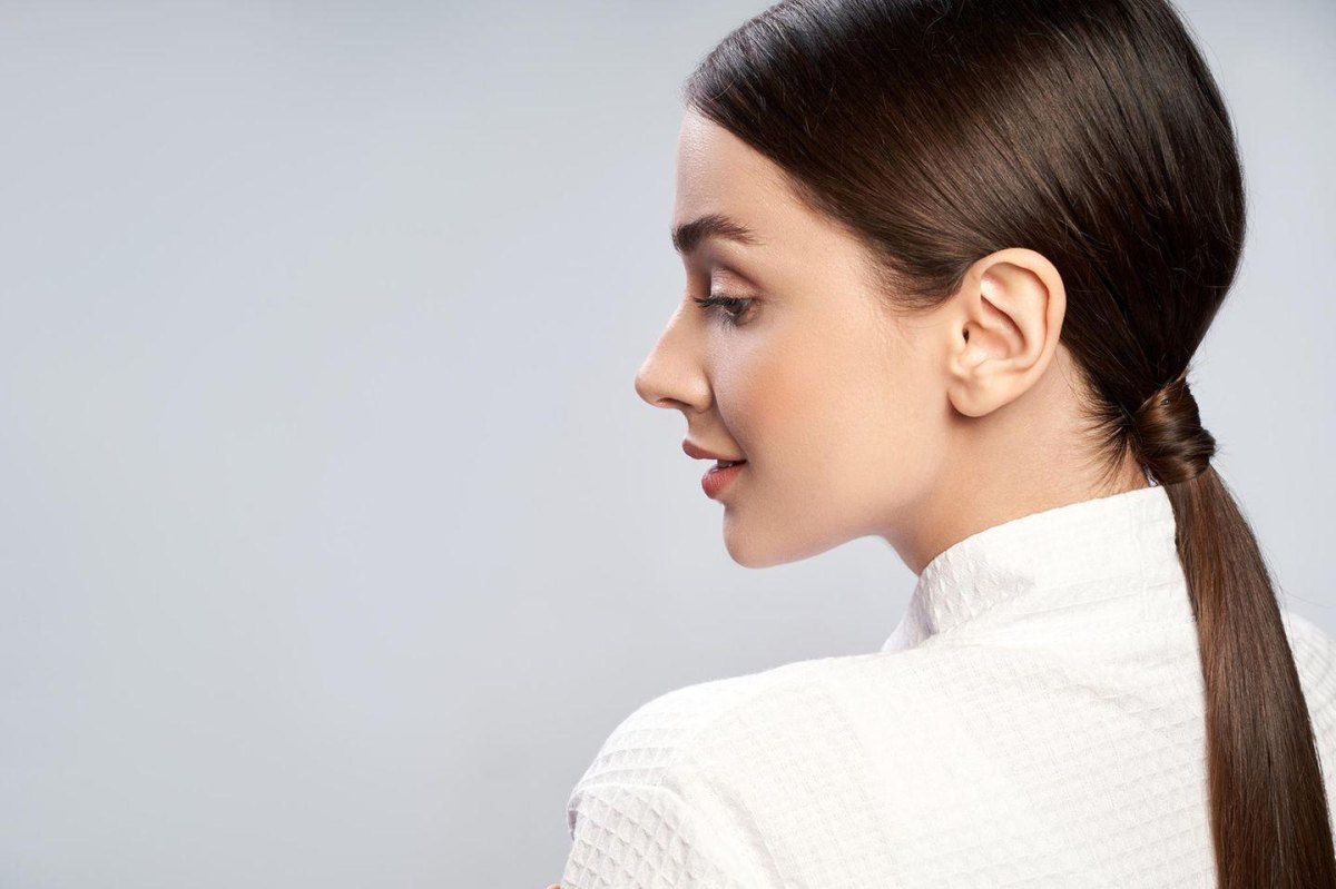Simple everyday hairstyle