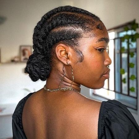 Simple protective hairstyle