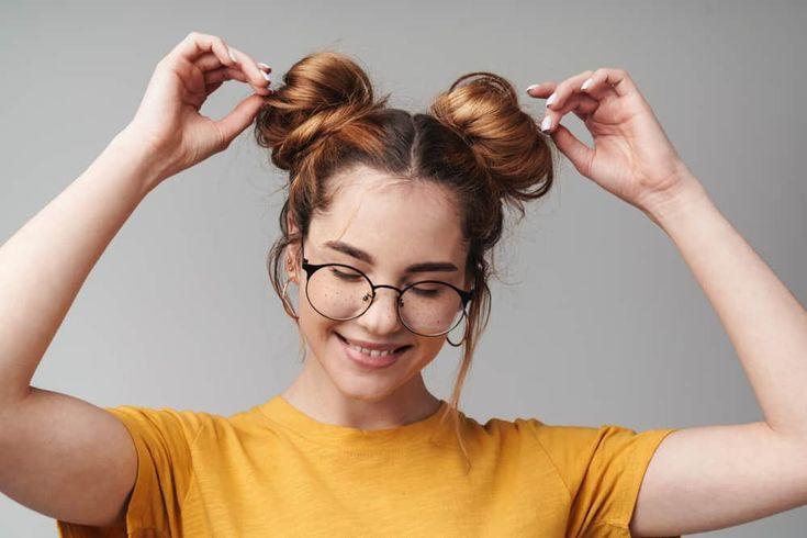 Space buns hairstyle