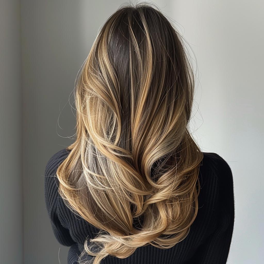 50 Trendy Half Head Highlights Ideas for a Fresh Look