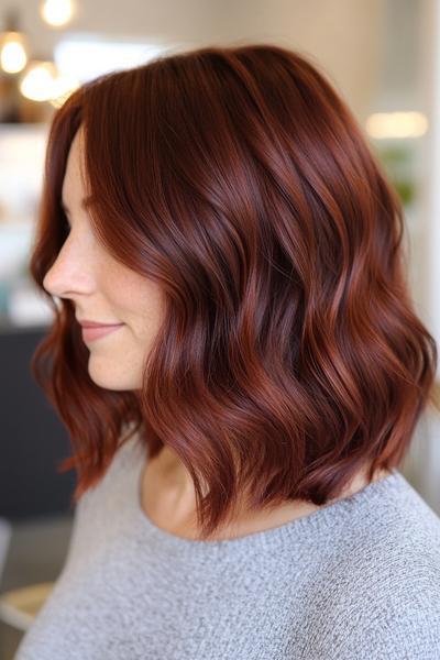 36 Popular Dark Auburn Hair Ideas to Refresh Your Look