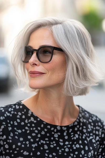 35 Elegant Medium Length Hairstyles for Women Over 60